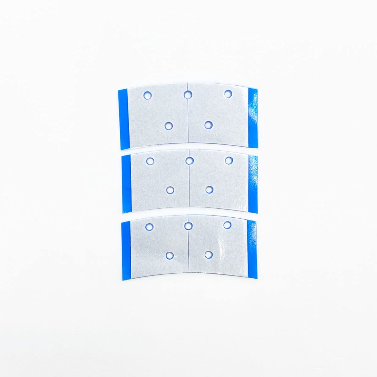 36 Pack – Made in USA – Blue Hole Punch Wig Tape Mini Strips – Double Sided A…