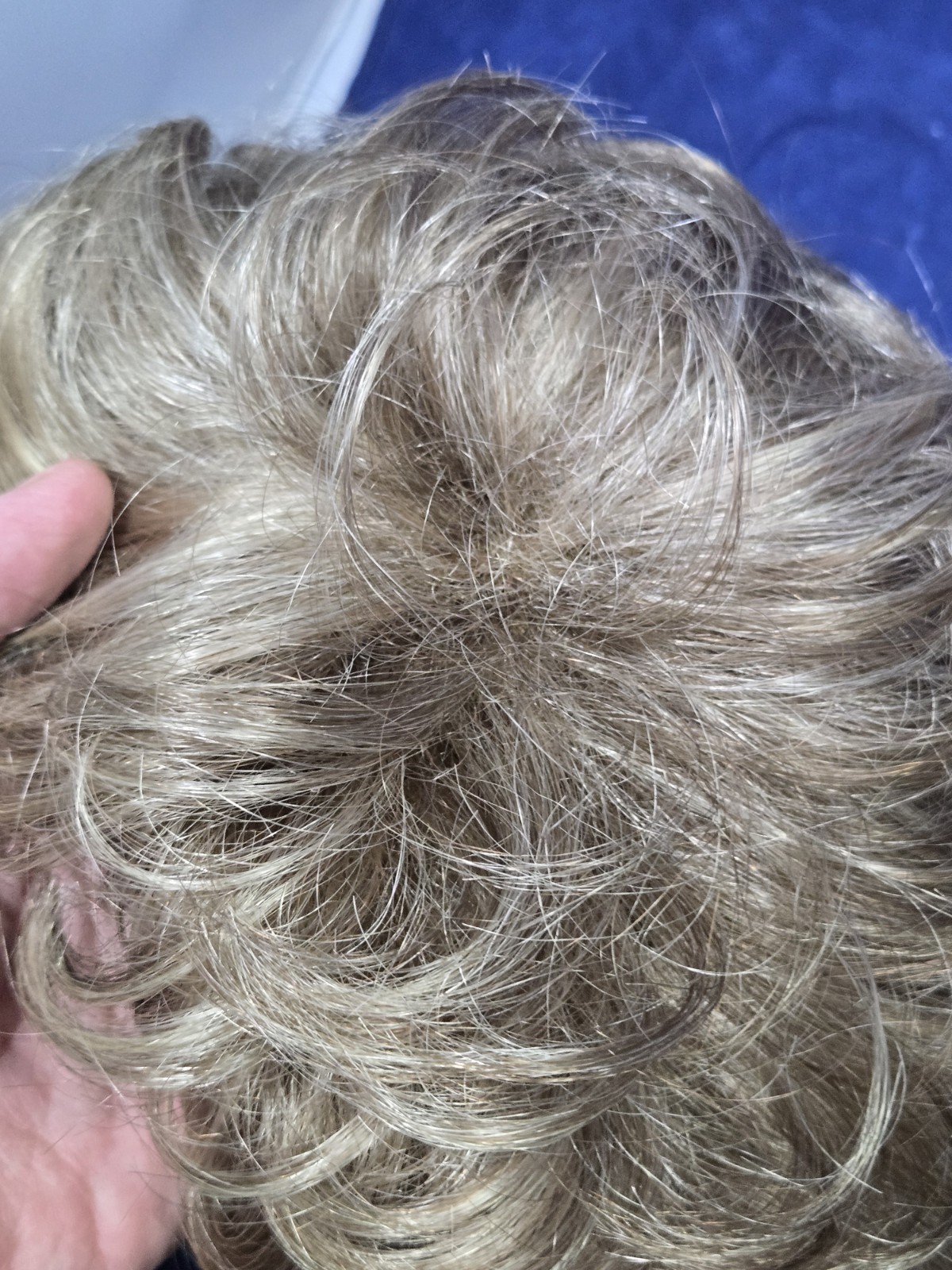 The Wig Company Tiffany Wig 18/22 Ash Blonde Frost Short Curly Voluminous TWC