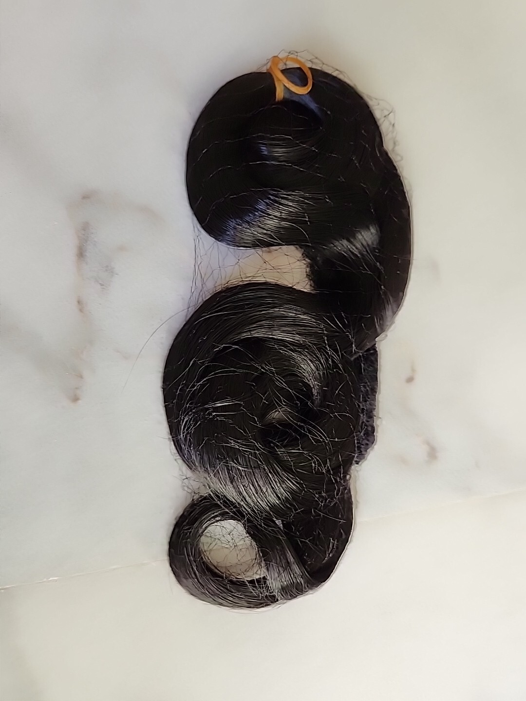 Difunee French Curly Hair 20 Inch, 1 B- 8P (Black)