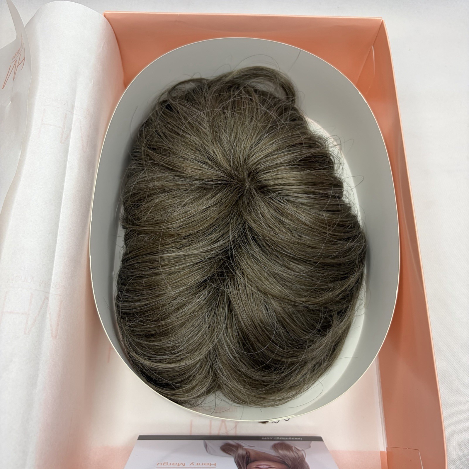 Henry Margu Hair Topper Brown Good Condition With Box
