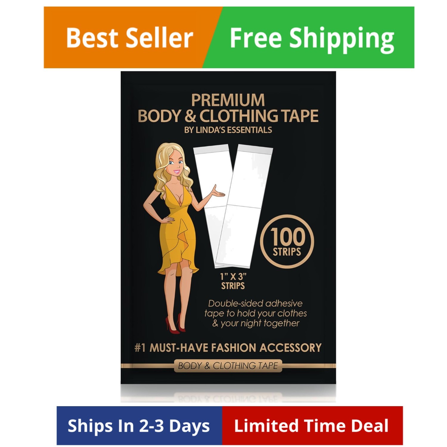 Double Sided Tape for Clothes, Body and Fashion Pack | Clothing and Hem Tape …