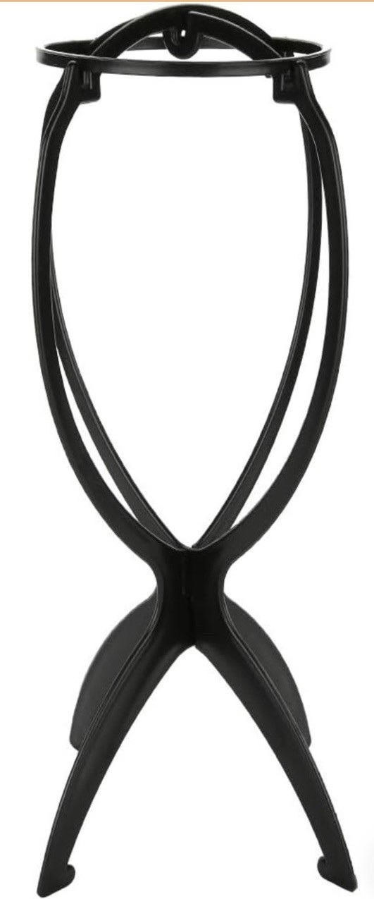 Portable Wig Stand Holder-Display Support Folding Air Dry Wig Bracket-Salon Use