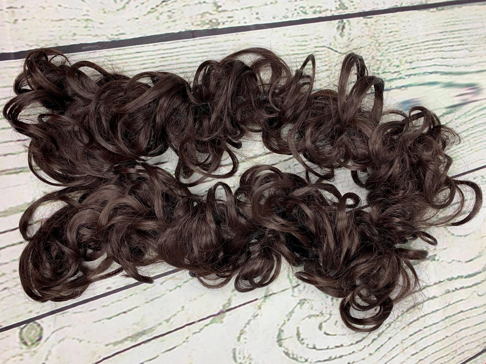 Messy Bun Hair Piece Thick Scrunchy DIY Wrap Around Touseld Updo Hair