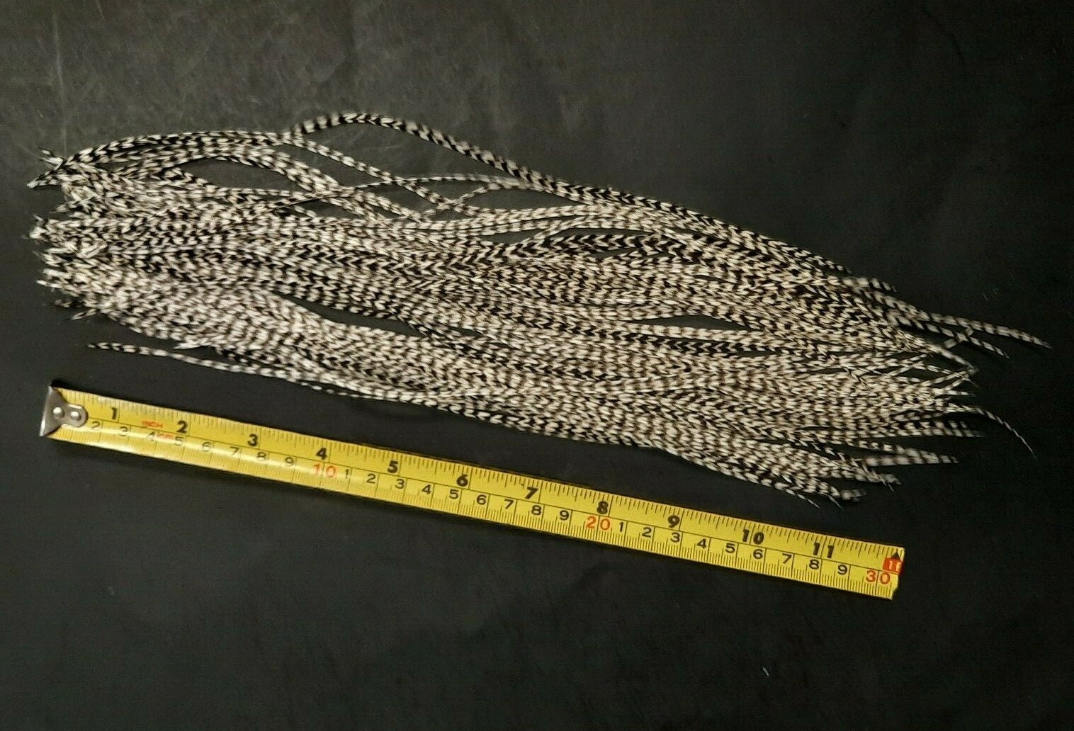 100 7-10″ Whiting Grizzly Rooster Saddle Hackle Feathers Hair Extensions Crafts