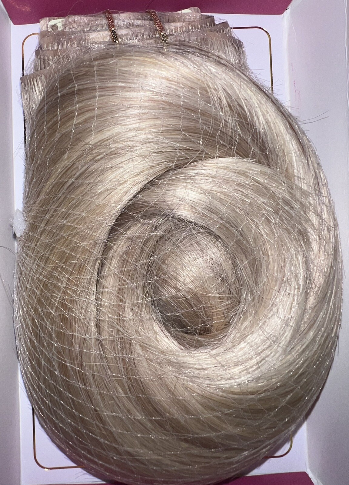 WENNALIFE Invisi Edge Clip in Hair Extensions Real Human Hair, 20 In, 150g