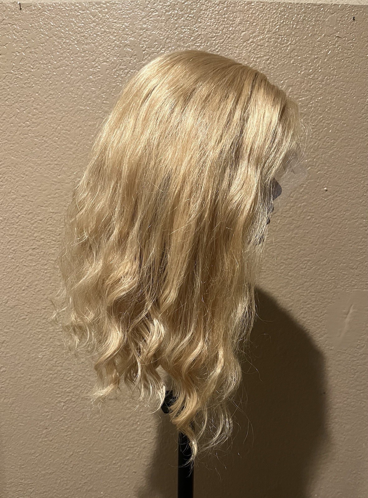 NEW Blonde Human Hair Blend 13×6 Lace Front Wig | 14–16” Shoulder Length