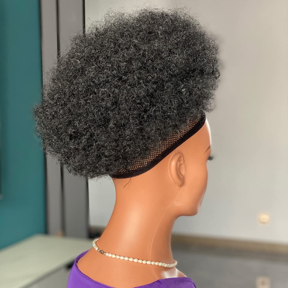 Big Afro Puff Drawstring Ponytail Extensions for Black 4b 4c Afro Kinky Curly…