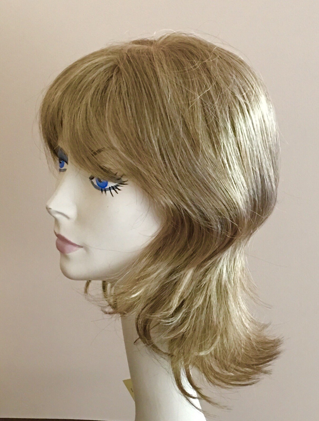 NWT JACQUELYN Wig KATHY Mono-top BLONDE MIX 123 Layered Synthetic