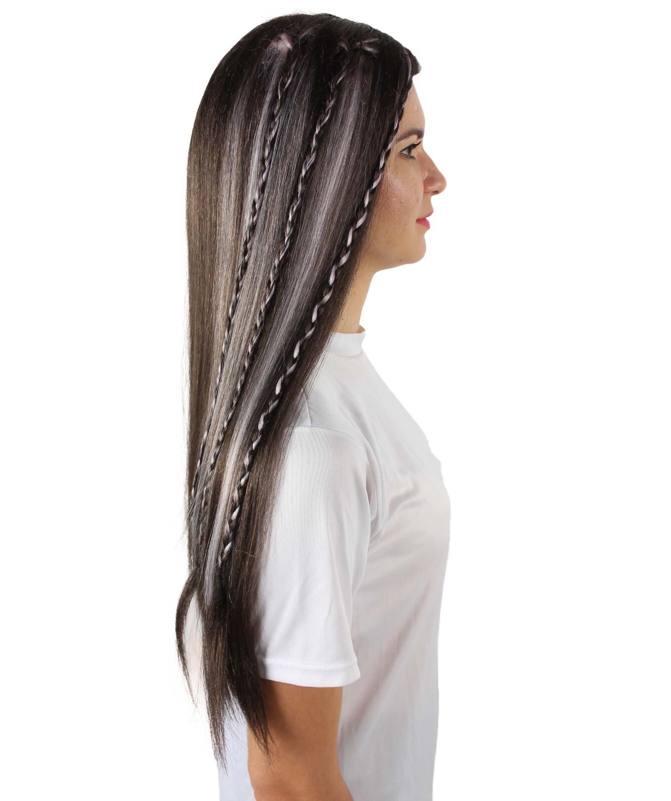 Adult Women Teenage Social Media Sensation Dancer Black and Blonde Braid HW-7038