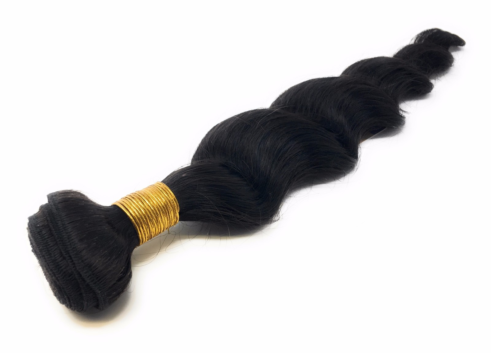 Loose Wave 9A Remy Human Hair 1 or 3 Bundles 100g/Bundle Sew In Natural black