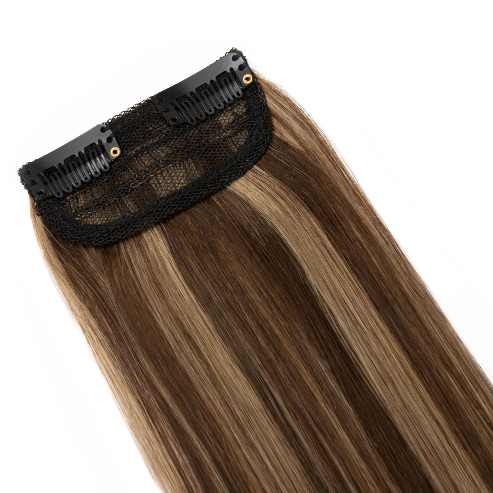 100% Human Hair Patch Hairpiece Extensions Clip In for Adding Small Hair Volume