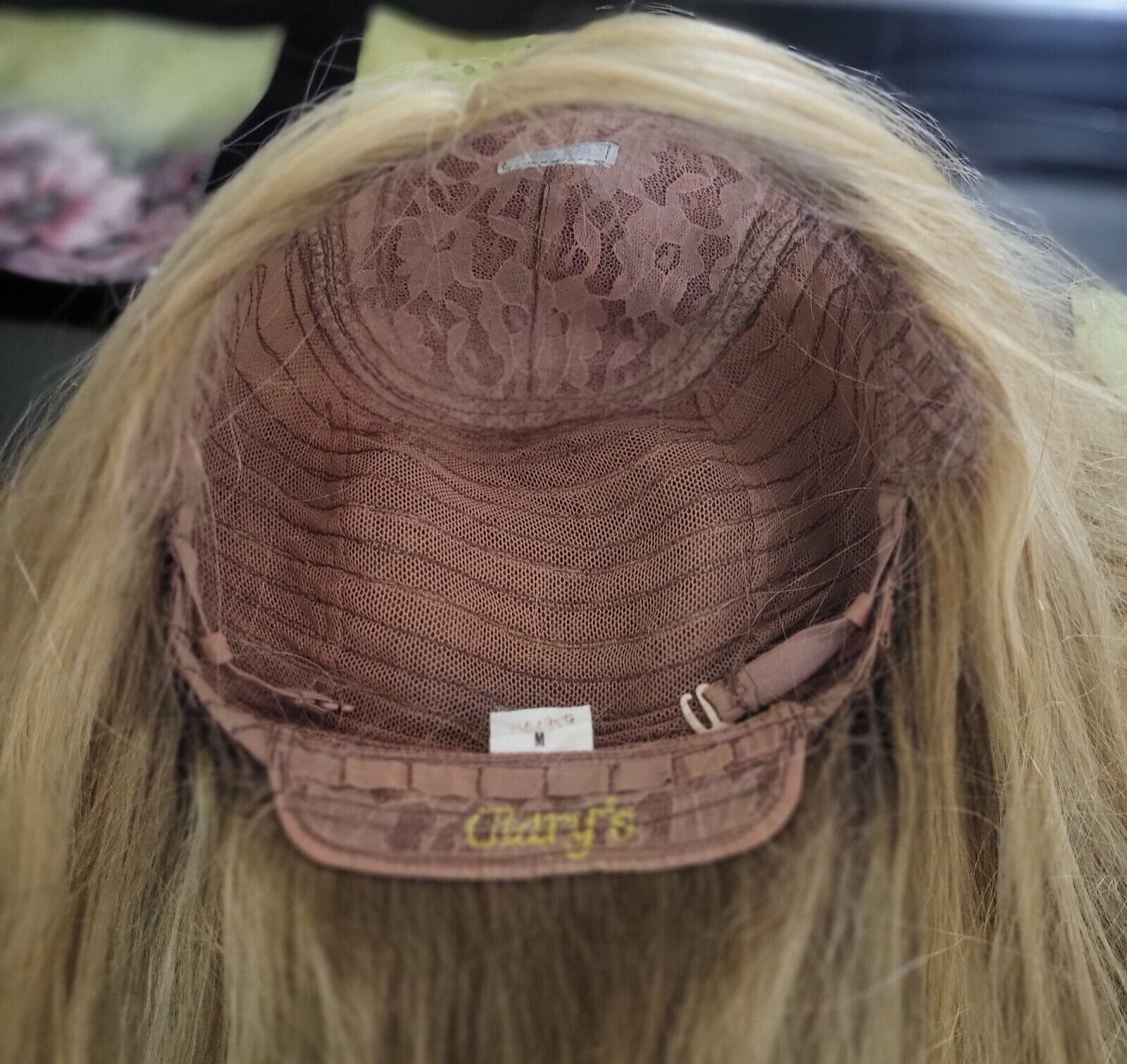 Clary’s 100% Virgin European human hair wig custom highlights blonde – 24 inches