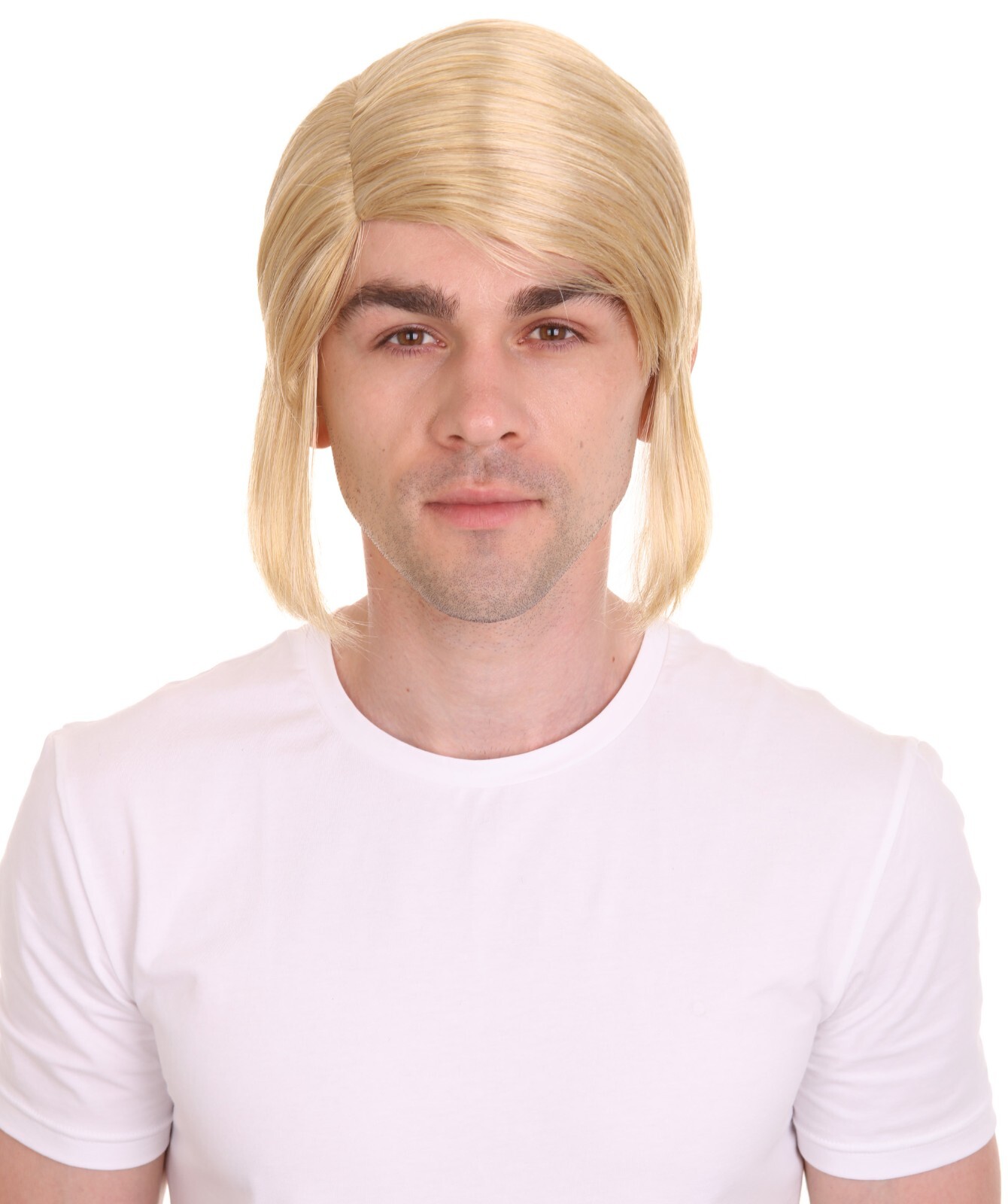 Adventure Gaming Wig, Blonde Video Game Wigs, Premium Breathable Capless Cap