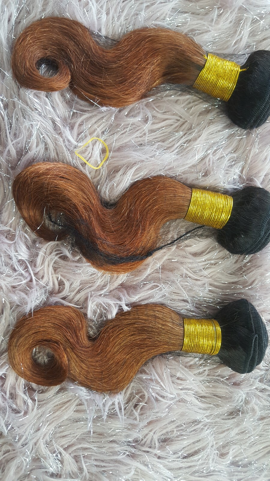 12A 12+12+12 1B/30# 2TONE OMBRE ROOT BODY WAVE BRAZILIAN HUMAN HAIR 3BUNDLE 300g