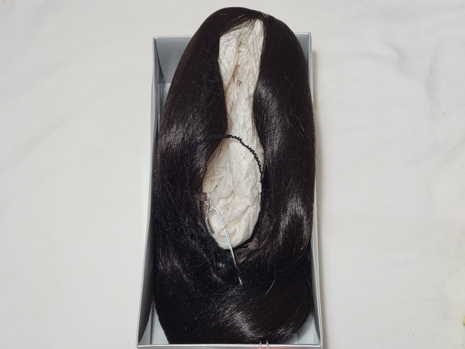 NEW Wig Pro Alexandra H-Mono Color 1B Off Black 100% Human Hair Women’s Wig remy