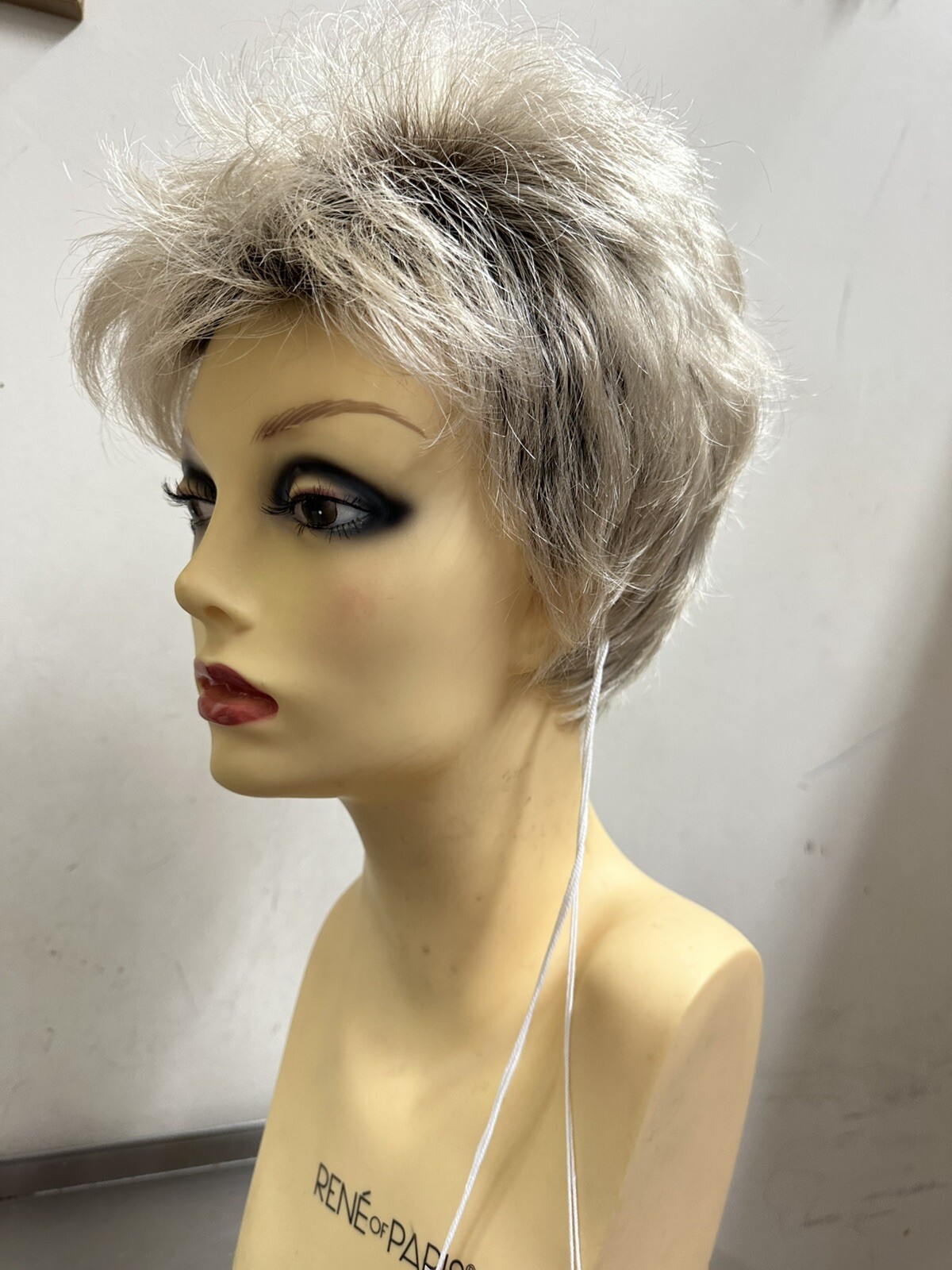 DREW-Noriko Wig $SALE CHAMPAGNE DARK ROOTS-Edgy Pixie Style 5*** LOWEST$$