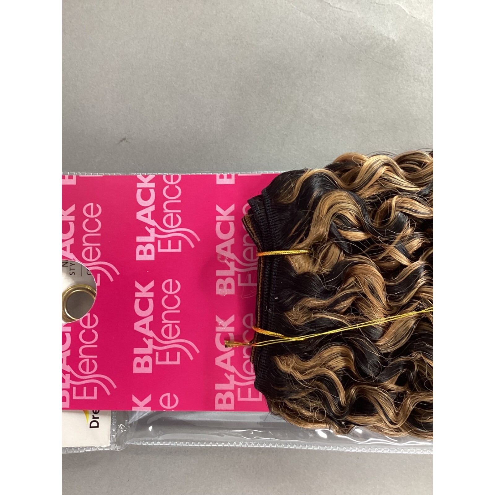 12″ Short Jerry Curl Color #F1B27 Off Black Highlights Blended Hair Extensions