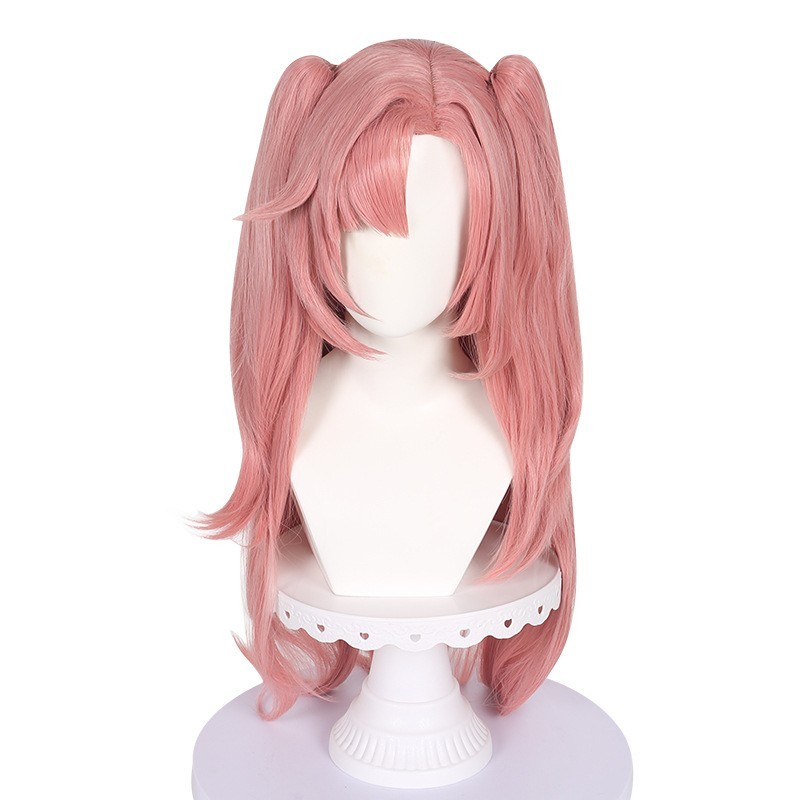 Zenless Zone Zero Nicole Demara Cosplay Wig 80cm Pink High Density ZZZ