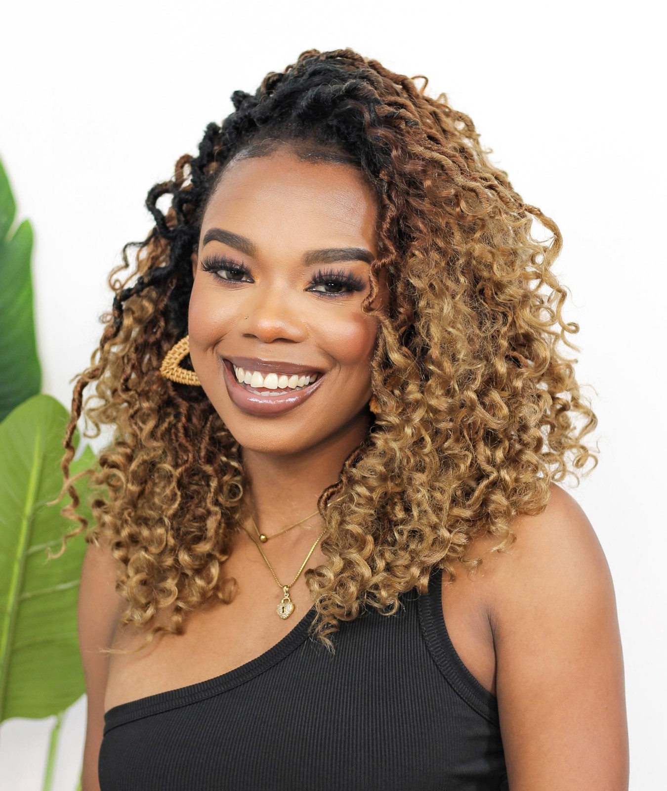 Ameli Goddess Locs Crochet Hair 8Packs River Fauxs Locs Crochet Hair For Black