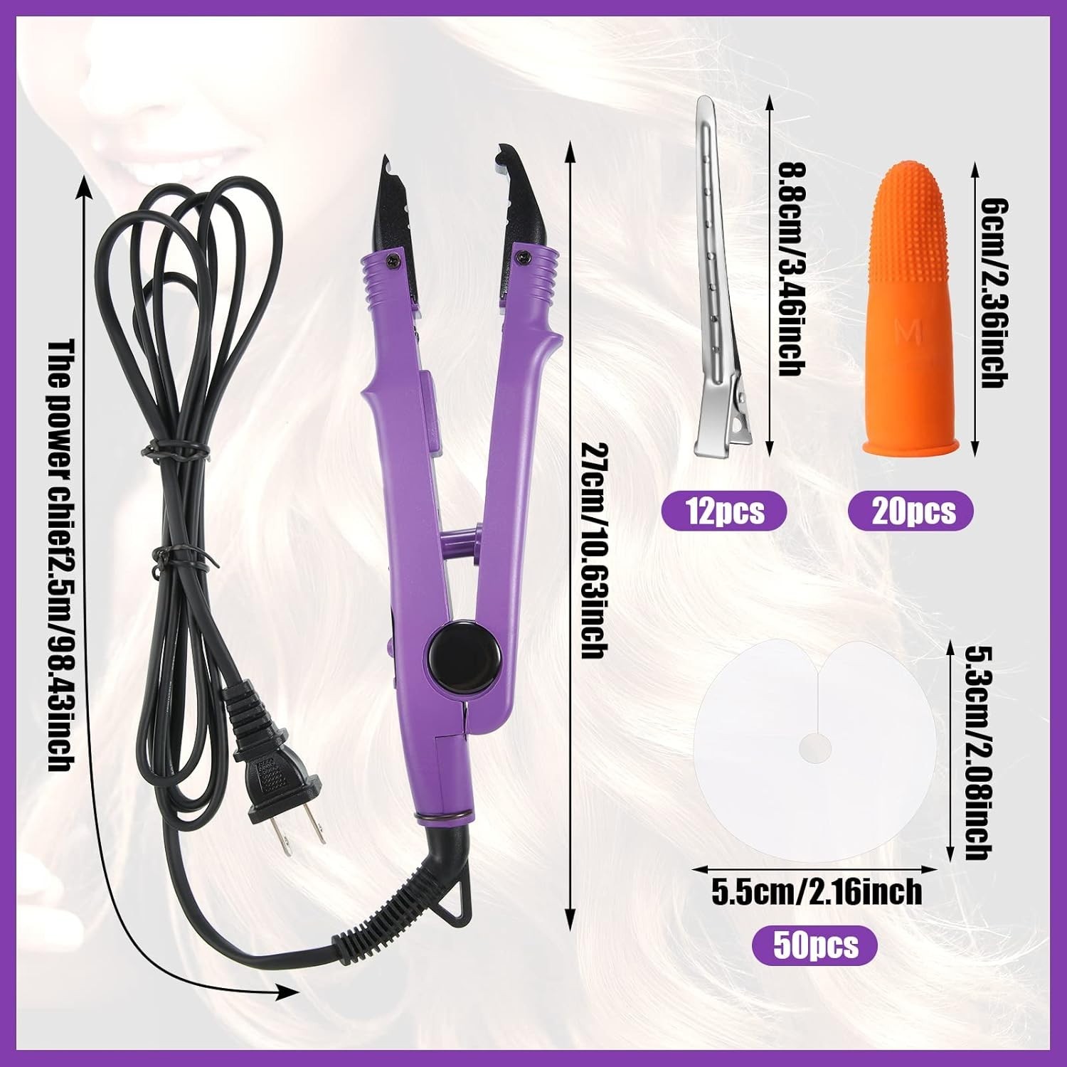 Hair Extensions Iron Fusion Keratin Hair Extensions Heat Tool Heat Connector …