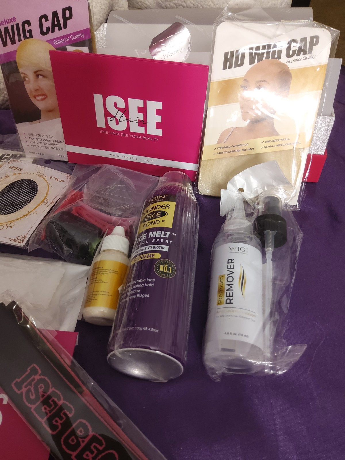 ISee M-Cap Wear Go 9×6 Silky Straight Glueless Wig 20 Inches W/accessories