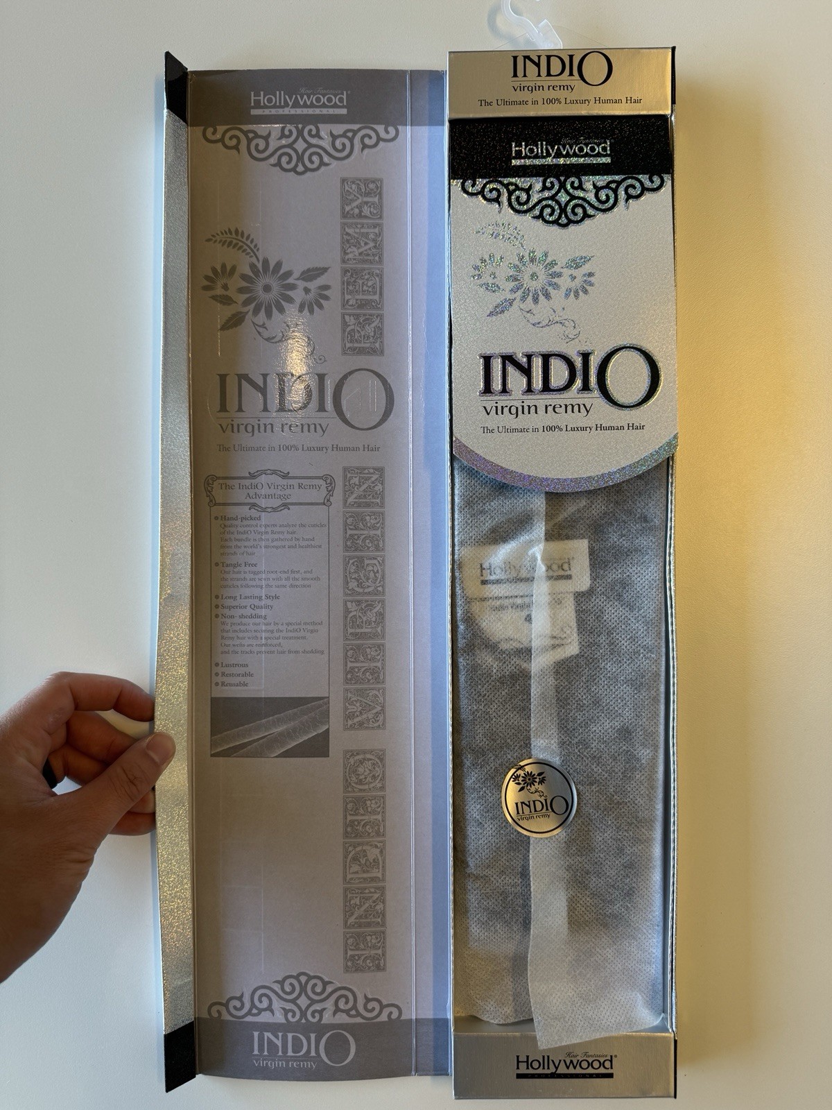 Hollywood IndiO Virgin Remy 10″ 100% Human Hair Weave Color 4 Sealed