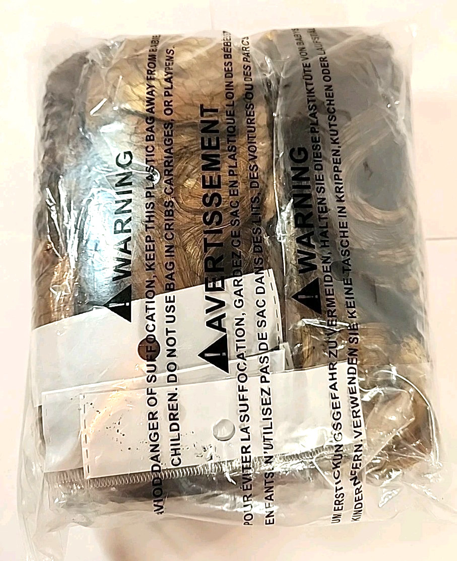 LOT OF 9 Packs 22″ French Curly Braids Hair Loose Wavy Ombre Brown to Blonde NEW