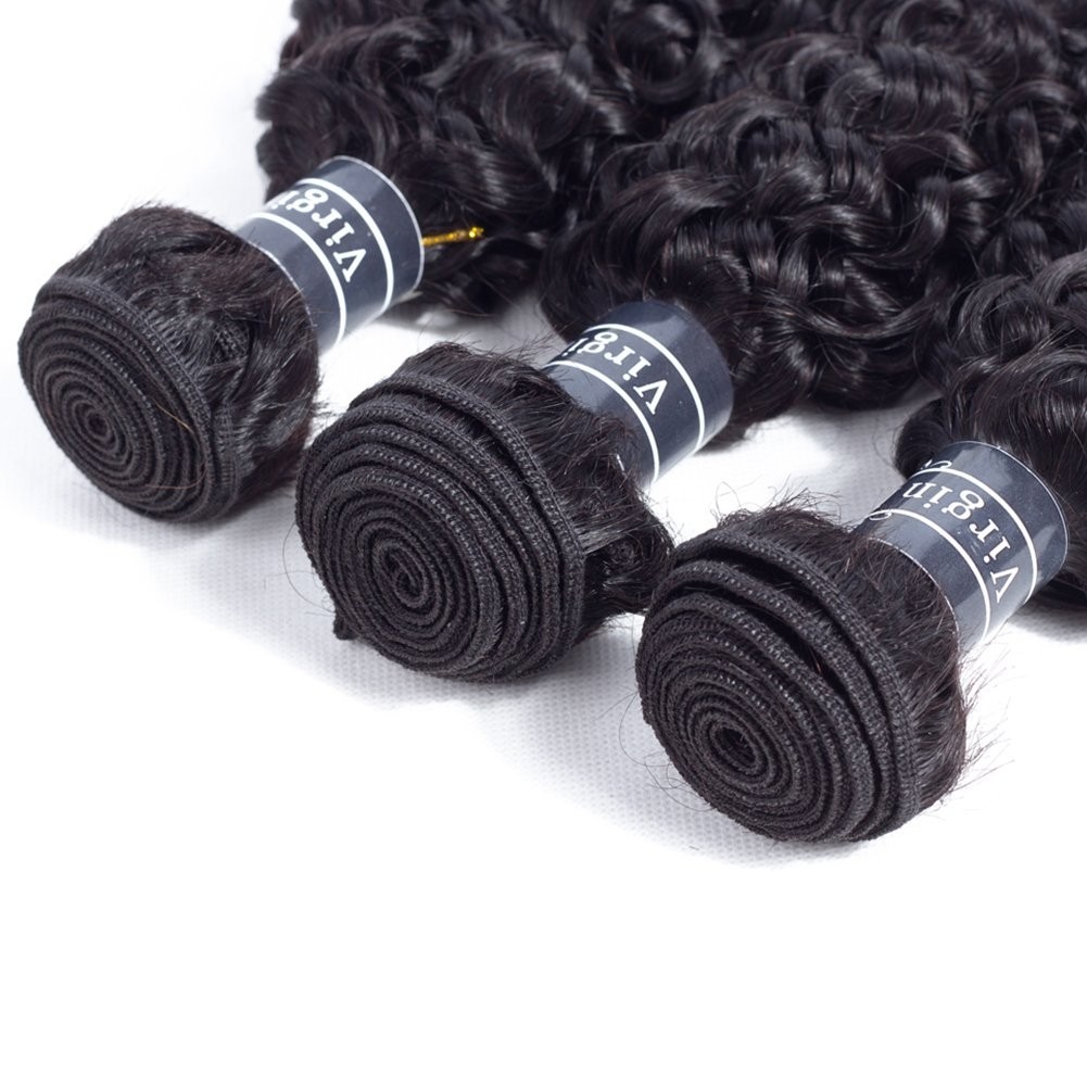 Brazilian Curly Hair Weave 3 Bundles – 8A Virgin Human Hair