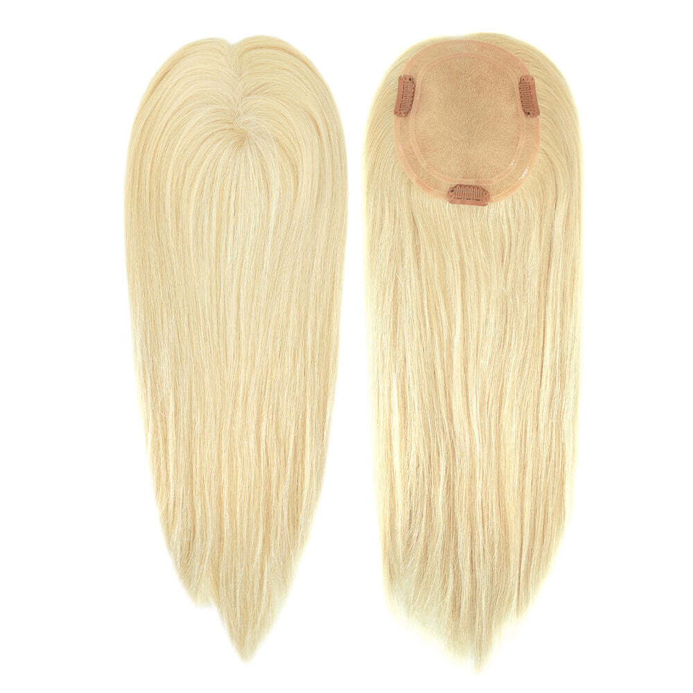 Clip-on Mono Hair Topper for Women 16″ 20″