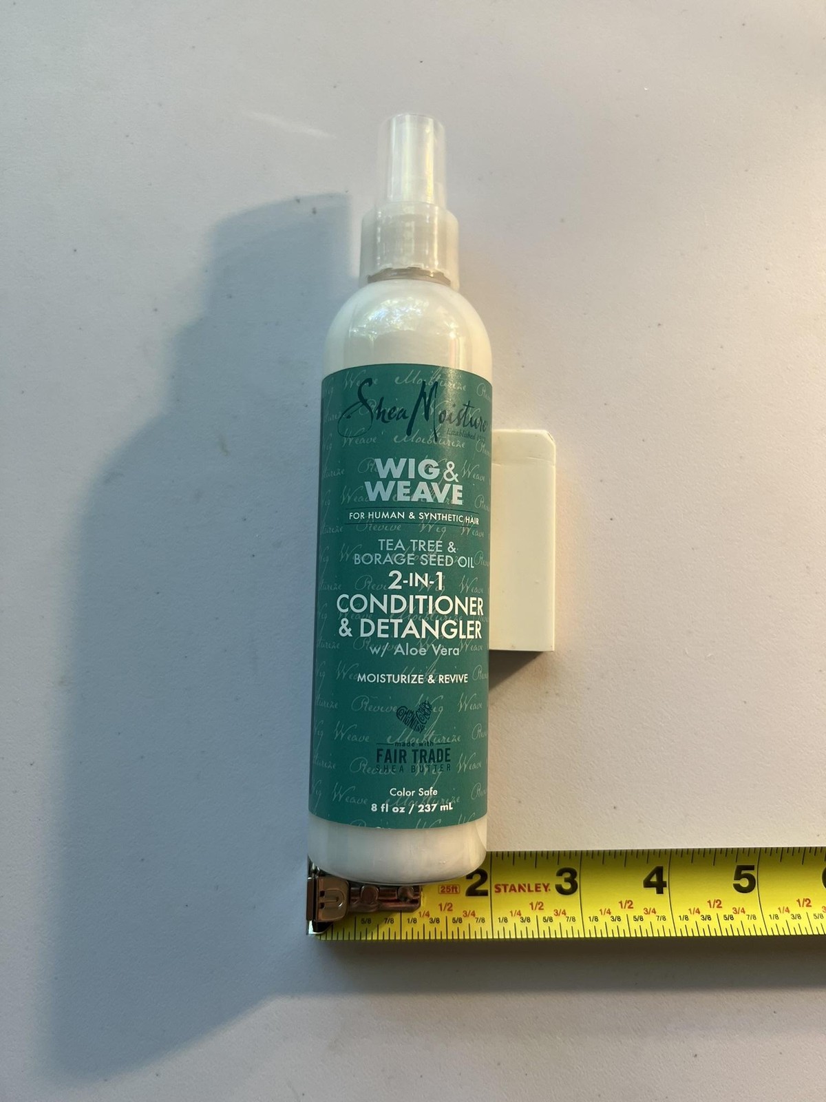 SheaMoisture Wig & Weave 2-in-1 Conditioner & Detangler 8 oz Made USA Tea Tree