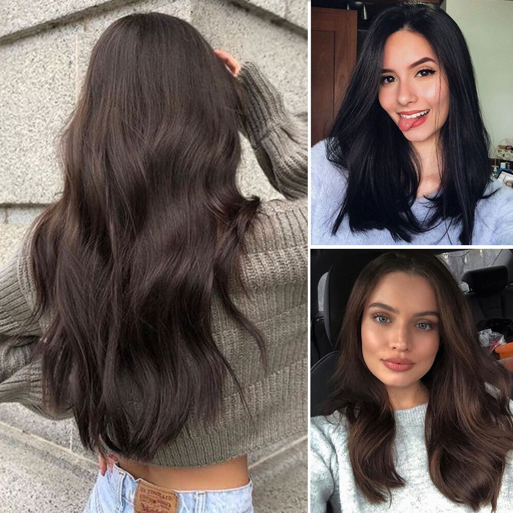 Luxury Thick Clip in Hair Extensions 100% Remy Human Hair Double Weft Full Head