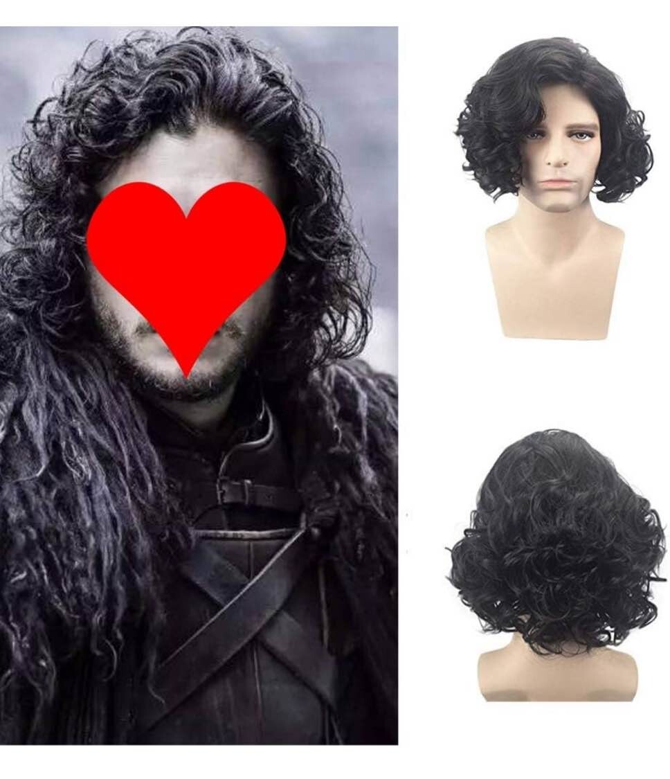 BERON Short Curly Fluffy Cool Natural Looking Cosplay Party Halloween Costume Wi