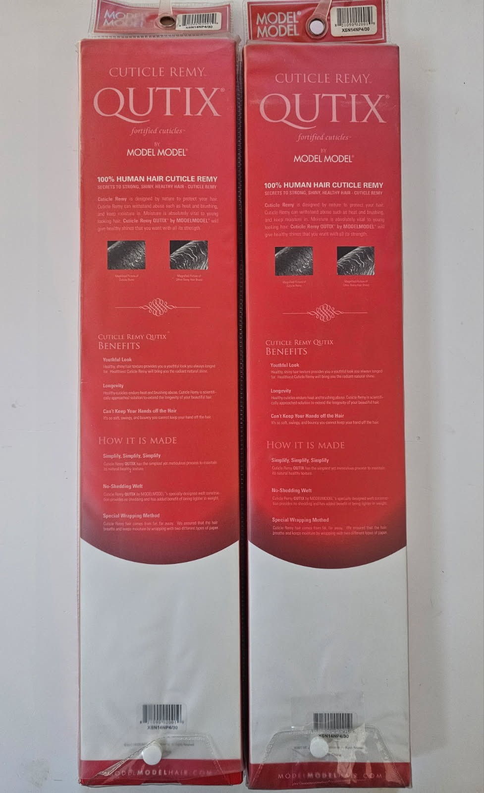 REMY QUTIX MODEL MODEL SEW IN WEAVE Modern Sassy CURL COLOR NP4/30 14inch 2pack