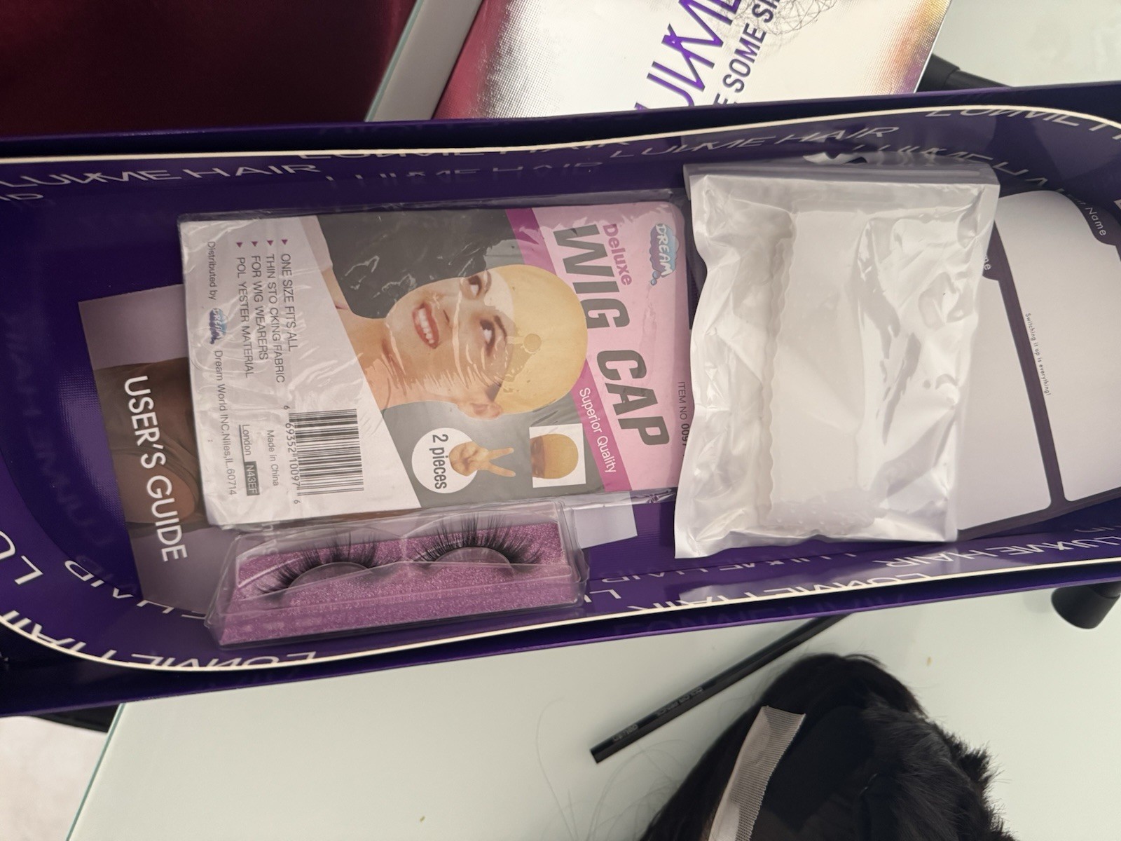 Human Hair Luvme Bob Wigs Lot of 2. 10in And 14in