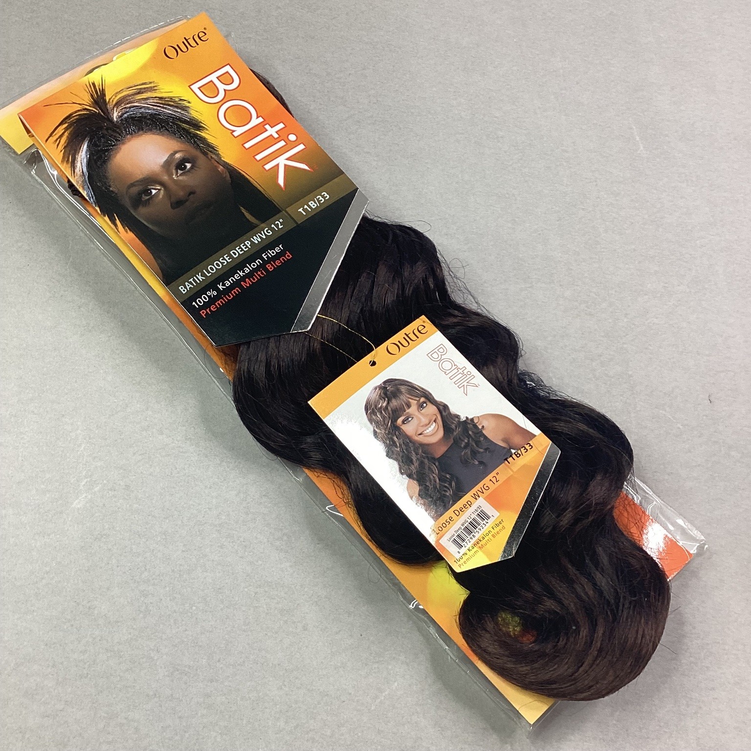 Outre Batik Loose Deep WVG Hair Extensions 12″ T1B/33 Kanekalon Fiber