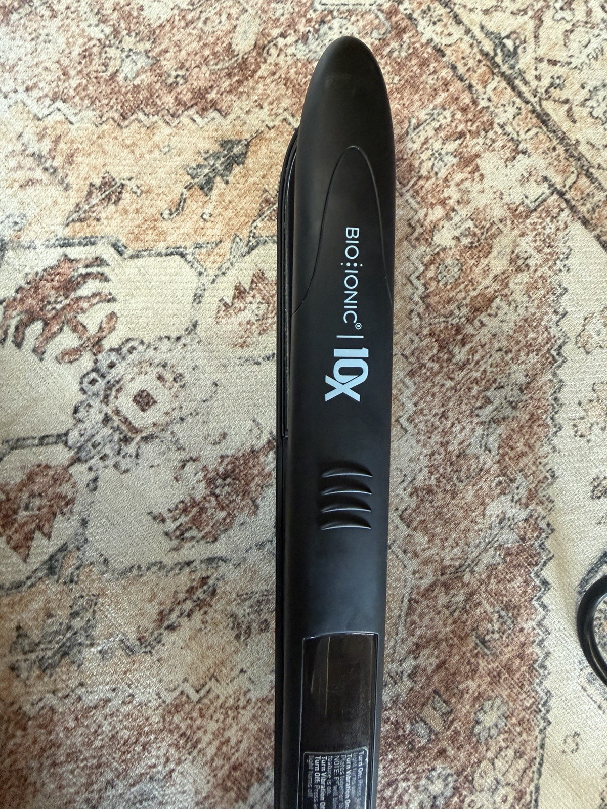 Bio Ionic 10x Hair Straightner Black