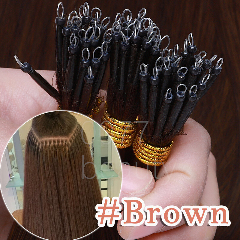 HIGHLIGHT Nano Beads Nano Ring Tip Human Hair Extensions 100% Real Remy Thick 1G