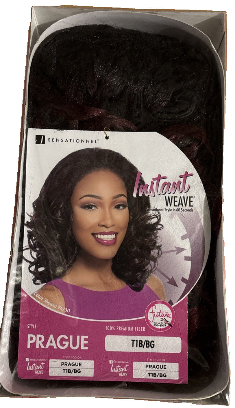 Sensationnel Synthetic Hair Instant Weave Half Wig Prague