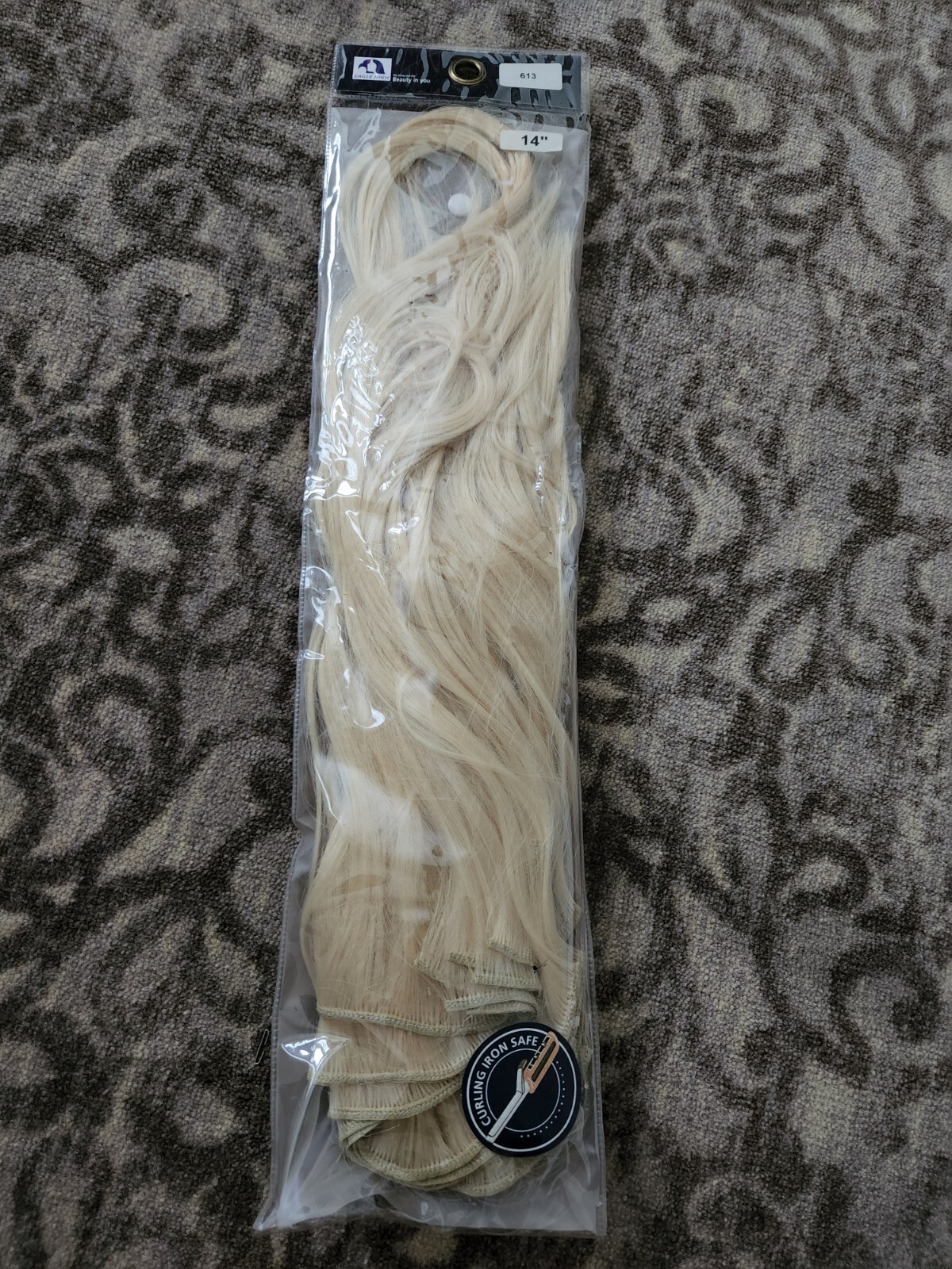 Eagle High 14 Inch Blonde sew in Synthetic Hair Extensions 10 Pc Straight