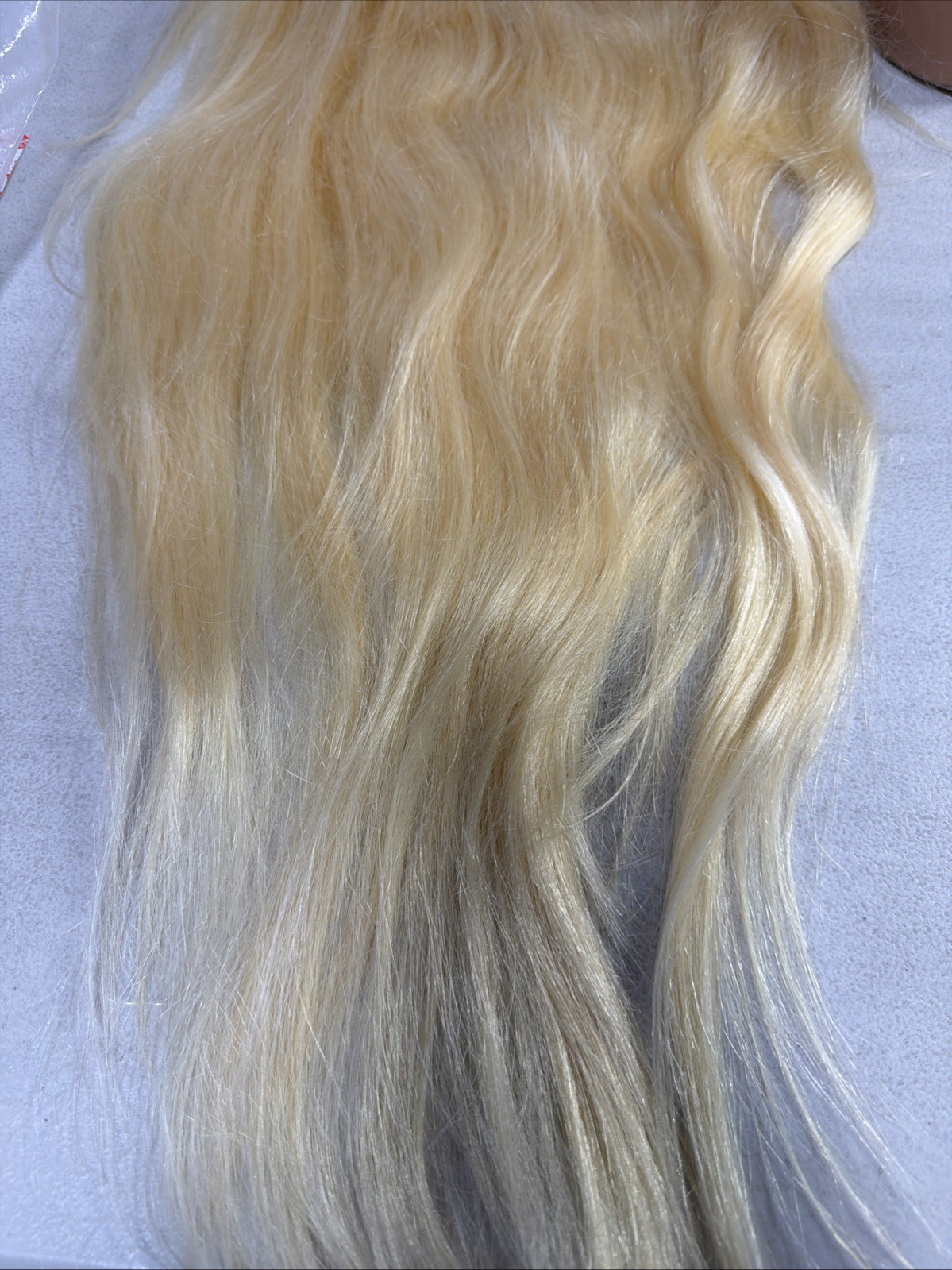 Blonde Human Hair Wig 34in 100% Human Hair 400g