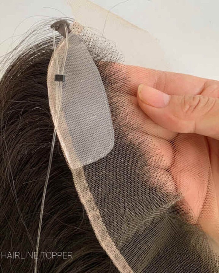 16″ 12×2″ HD Lace 100% Human Hair Hairpieces For Bald Hairline Multi Colors