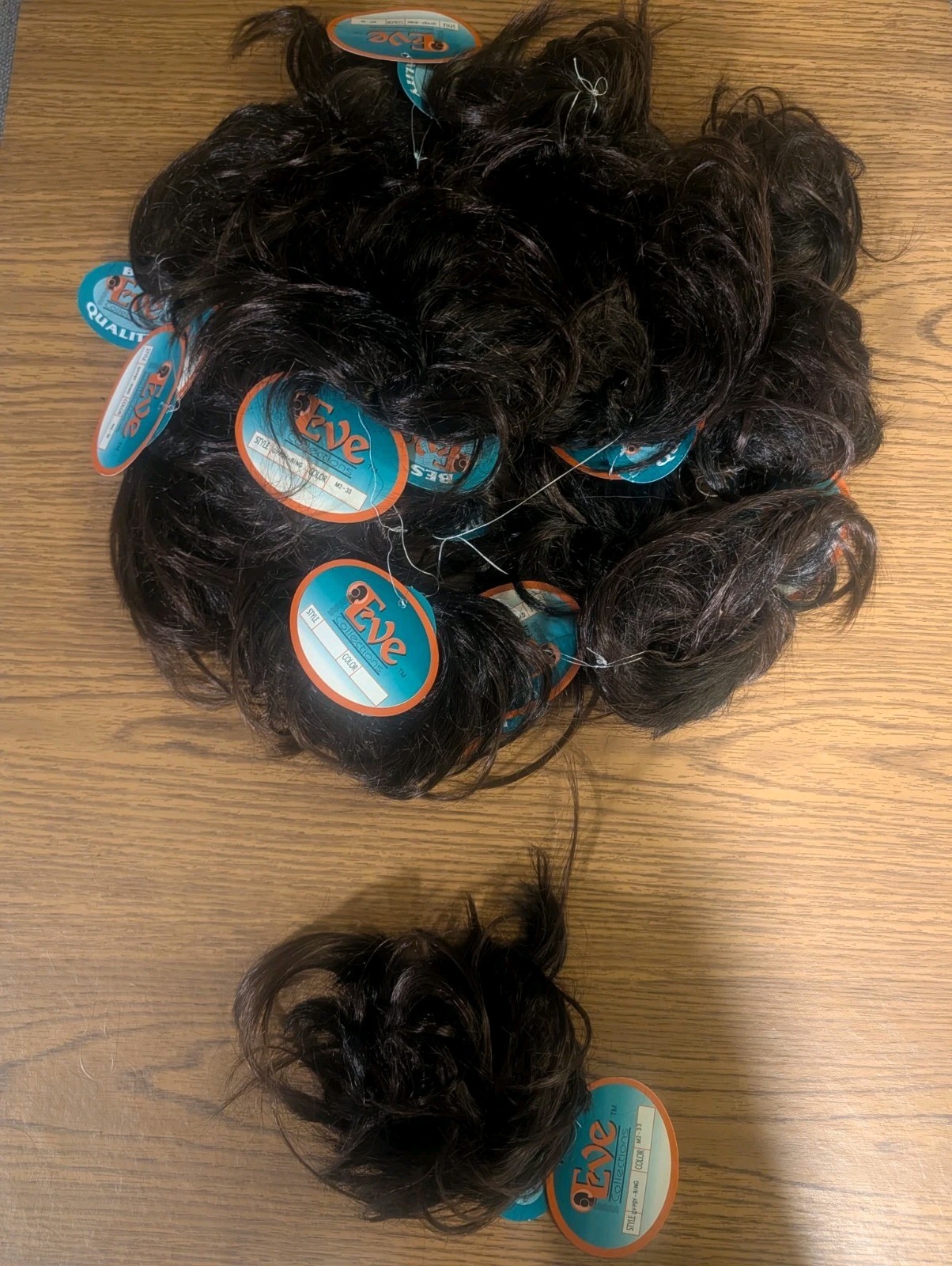 Large Lot of New Hair Braids Hair Ext.- Mixed Brands, Colors, Lengths,Texture