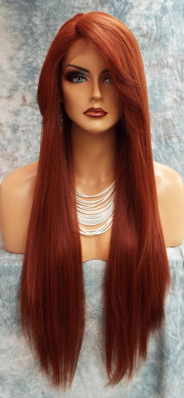 LACE FRONT C PART STRAIGHT WITH SIDE BANG WIG COLOR 130 GORGEOUS SEXY 472