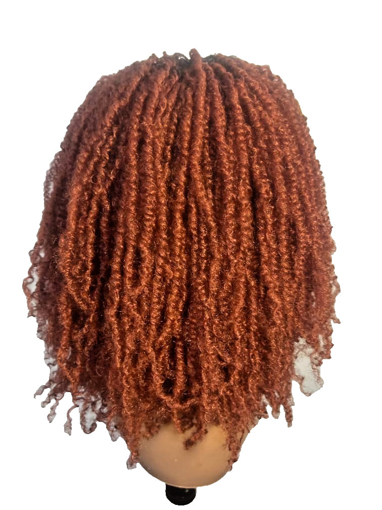Hand-Made Braided Mini Twist Kinky Wig