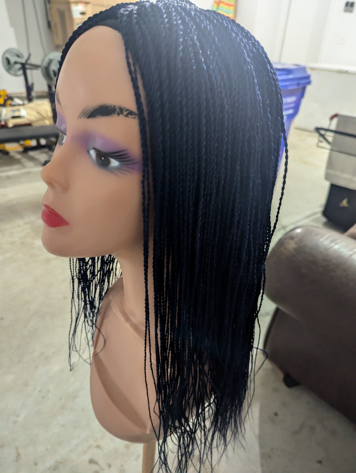 14″ Handmade Twisted Braid Color: (Blue)