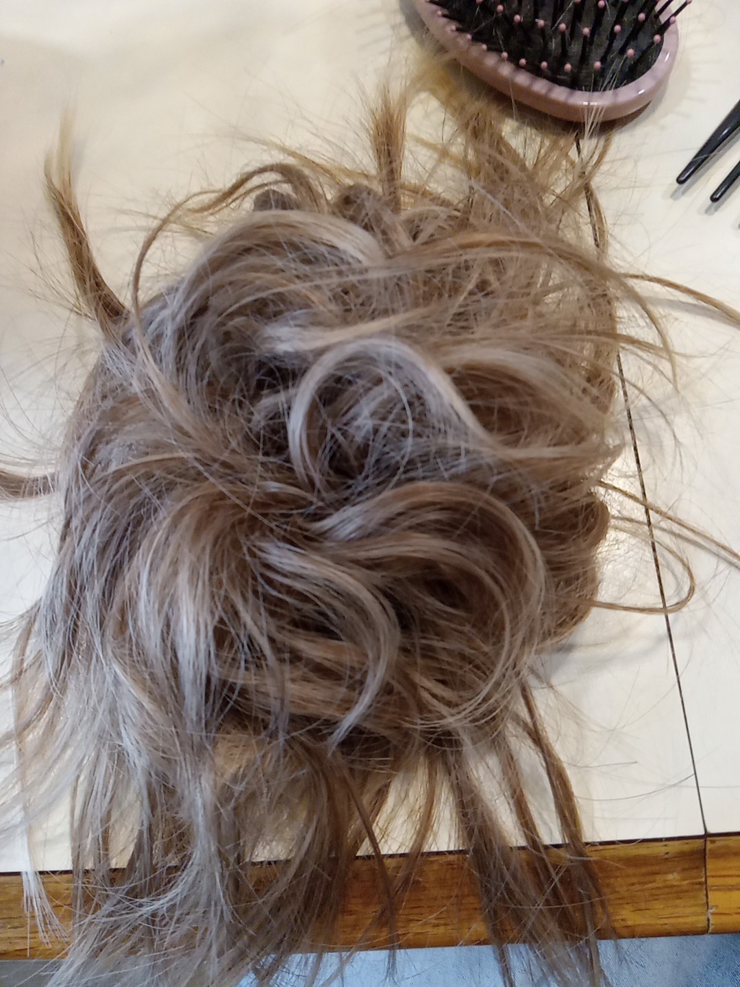 Messy Hair Bun Tousled Updo Hair Scrunchies Extension