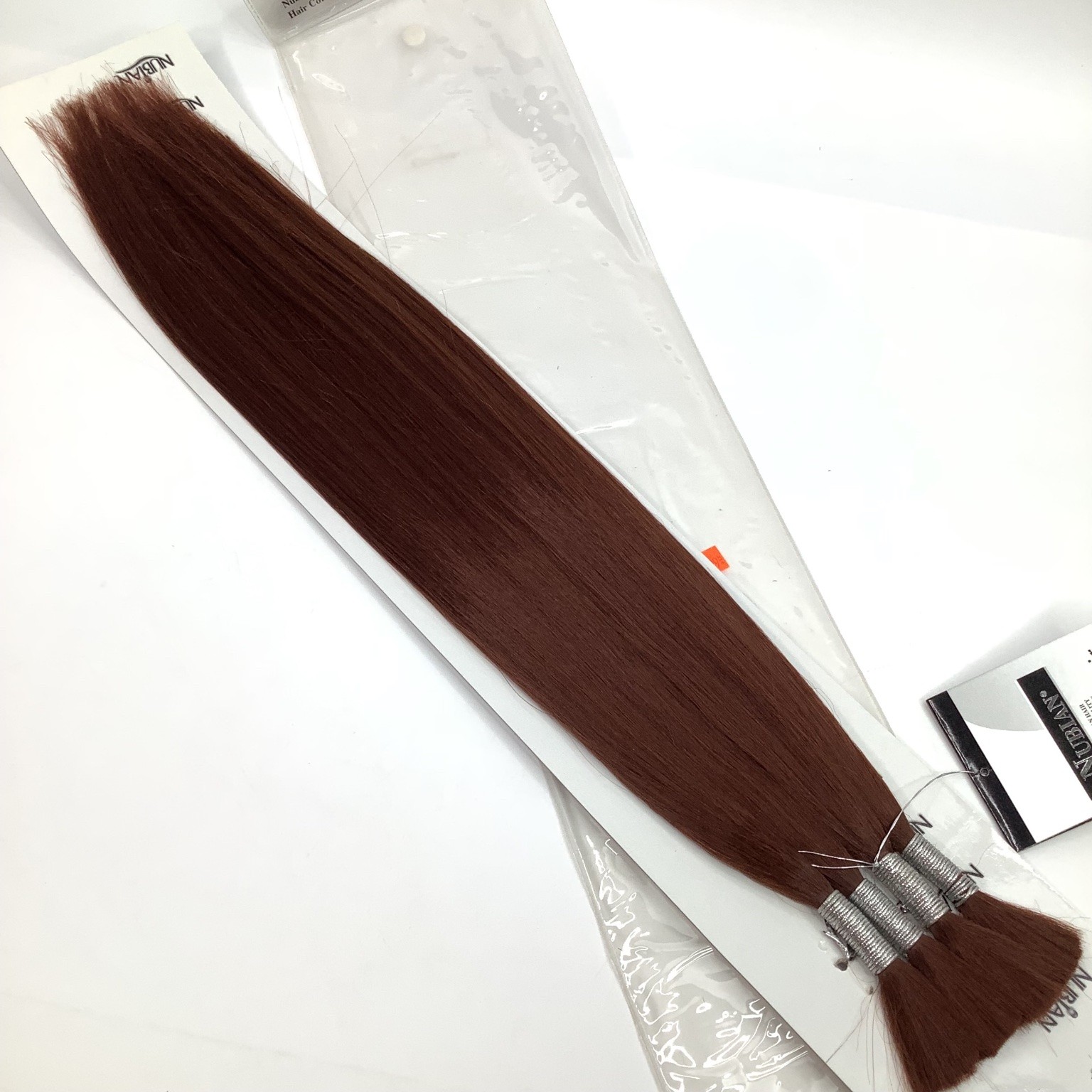 NUBIAN Premium Yaky Bulk Human Hair Extensions Color 33 18-20″ Weaving