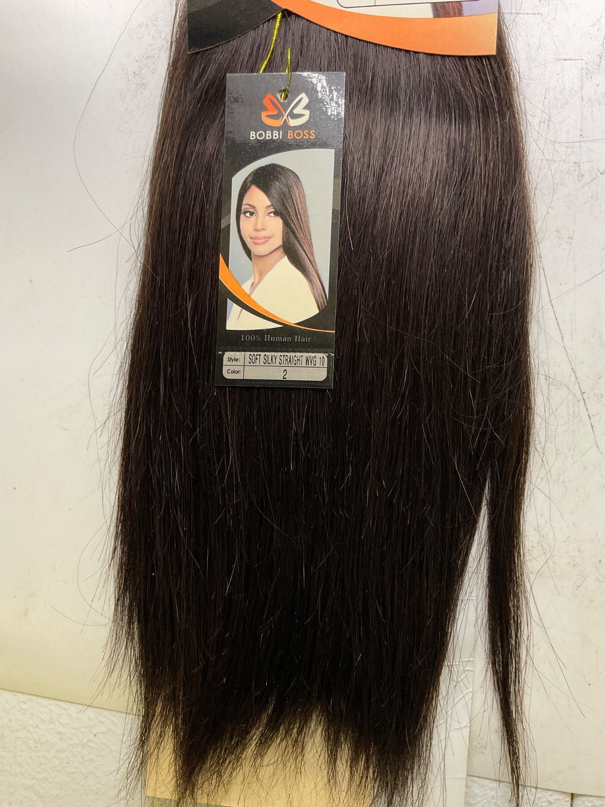 Bobbi Boss Soft Silky Straight 100% Human Hair WVG 10″ Color: 2