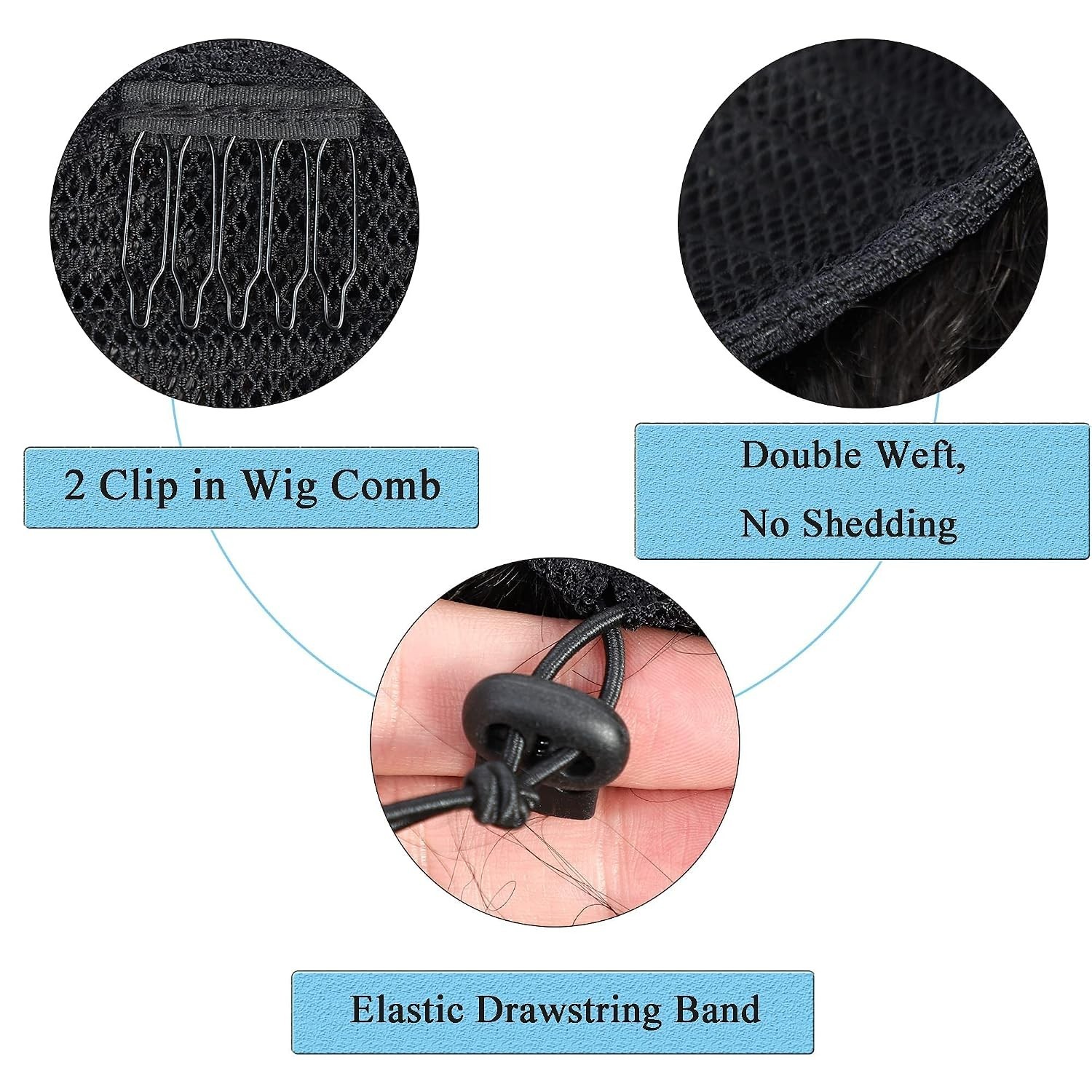 Clip In Ponytail Extension – 4C Afro Kinky Curly