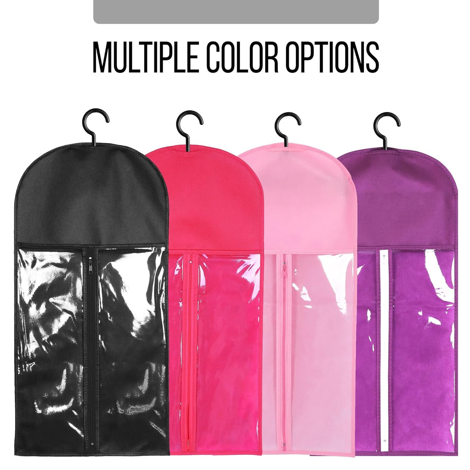 3PCS Black Wig Hook Hanger Hair Holder Storage Dust-proof Bags Non-Woven Fabric